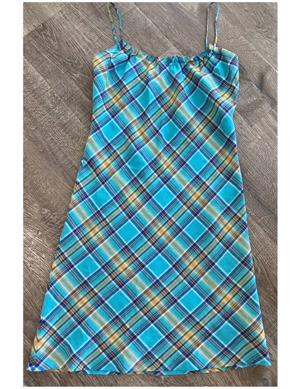 Ralph Lauren Linen Plaid Dress